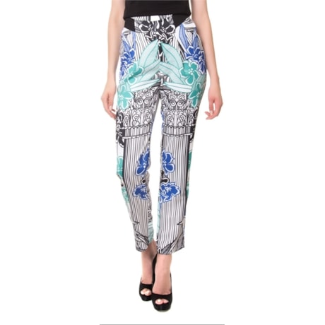 ALPHORRIA - CALÇA CREPE JOGGER ESTAMPADA - OFF WHITE ALPHORRIA - CALÇA CREPE JOGGER ESTAMPADA - OFF WHITE