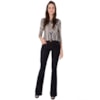ALPHORRIA - CALÇA JEANS FLARE BRUTO - AZUL