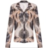 ALPHORRIA - CAMISA ESTAMPA TEXTURA VISTA COBERTA - BEGE
