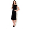 ALPHORRIA - VESTIDO LGTE CREPE CASCATA CANUTILHO - PRETO