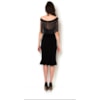ALPHORRIA - VESTIDO LGTE CREPE CASCATA CANUTILHO - PRETO