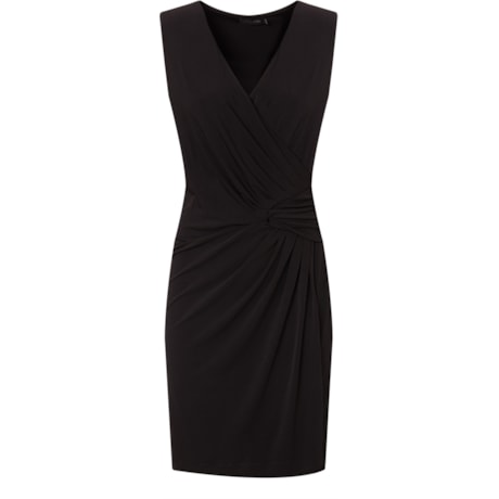 ALPHORRIA - VESTIDO LGTE JERSEY TRANSP CINTURA - PRETO