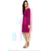 ALPHORRIA - VESTIDO LONGUETE DE JERSEY COM CINTO - FÚCSIA