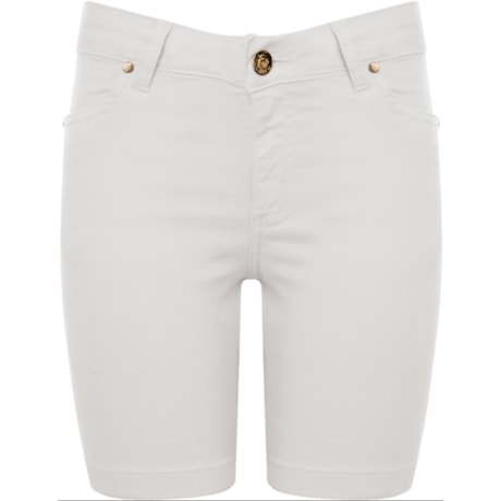 AMBICIONE - BERMUDA SARJA ELASTANO - BRANCO