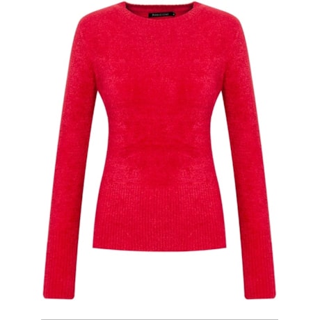 AMBICIONE - BLUSA DECOTE REDONDO FIO IMPORTADO - VERMELHO AMBICIONE - BLUSA DECOTE REDONDO FIO IMPORTADO - VERMELHO