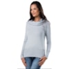 AMBICIONE - BLUSA TRICOT GOLA BOBA - AZUL