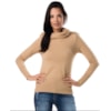 AMBICIONE - BLUSA TRICOT GOLA BOBA - BEGE