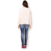 AMBICIONE - BLUSA TRICOT TRABALHADO FELPUDO FAIXAS - ROSA BEBÊ