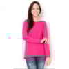 AMBICIONE - BLUSA TRICOT TRABALHADO TRANÇAS - AZUL