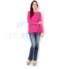 AMBICIONE - BLUSA TRICOT TRABALHADO TRANÇAS - AZUL
