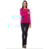 AMBICIONE - BLUSA TRICOT TRABALHO VAZADO - PRETO