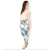 AMBICIONE - CALÇA COTTON ESTAMPA FLORAL - BRANCO