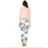 AMBICIONE - CALÇA COTTON ESTAMPA FLORAL - BRANCO