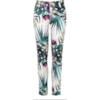 AMBICIONE - CALÇA COTTON ESTAMPA FLORAL - BRANCO