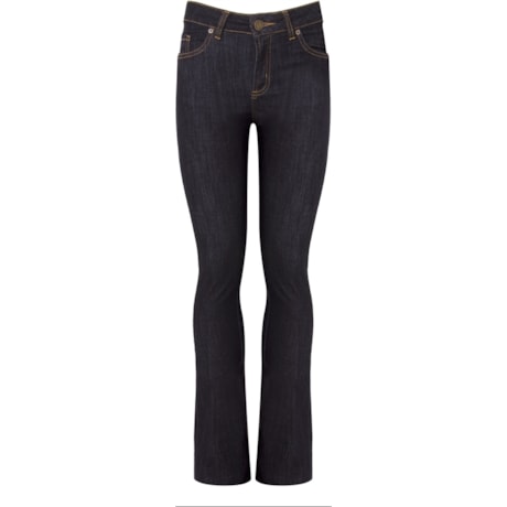 AMBICIONE - CALÇA JEANS FLARE - DARK BLUE