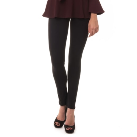 AMBICIONE - CALÇA MONTARIA ELÁSTICO CINTURA - PRETO