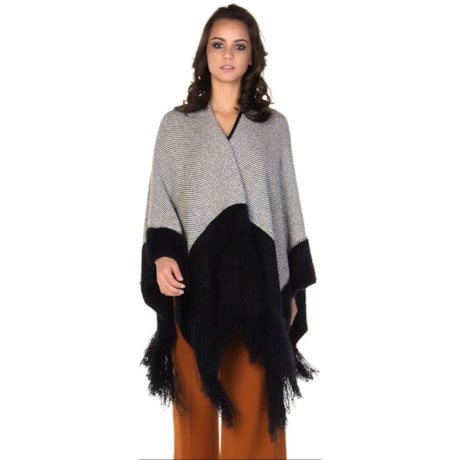 AMBICIONE - CAPA TRICÔ BARRADO SOFT FRANJAS - P&B AMBICIONE - CAPA TRICÔ BARRADO SOFT FRANJAS - P&B