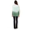 AMBICIONE - CASACO TRICOT C/GUIPURE TIE DYE - VERDE