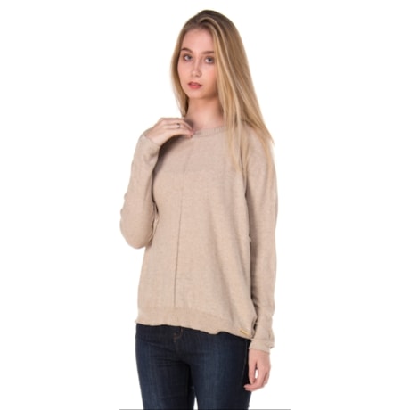 AMBICIONE - PULL TRICOT MANGA MORCEGO - PRETO