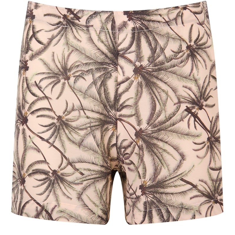 AMBICIONE - SHORTS VISCOSE COQUEIRO - BEGE