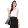 AMBICIONE - TOP CROPPED PRENE CORTE A FIO - BRANCO