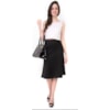 AMBICIONE - TOP CROPPED PRENE CORTE A FIO - BRANCO