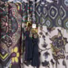 AMBICIONE - VESTIDO BATA ESTAMPADO COM TASSEL - MARINHO