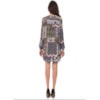 AMBICIONE - VESTIDO BATA ESTAMPADO COM TASSEL - MARINHO