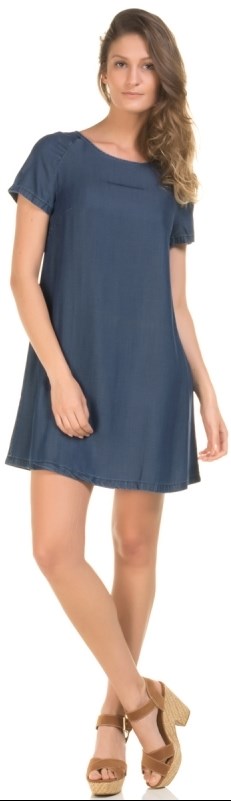 vestido jeans liocel