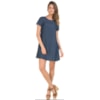 AMBICIONE - VESTIDO JEANS EM LIOCEL T-SHIRT EVASÊ - JEANS