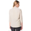 AMÍSSIMA - BLUSA ESTAMPA CORRENTES GOLA LAÇO - OFF WHITE