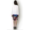 AMISSIMA - BLUSA SHIFFON LISO C/FAIXA M/L SINO - OFF WHITE