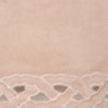AMISSIMA - BLUSA SUEDE BARRA BORDADA - BEGE