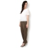 AMISSIMA - BLUSA T-SHIRT RENDA M/C - OFF WHITE