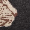 AMISSIMA - BLUSA TRICOT ESTAMPA ONÇA - CINZA