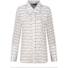 AMISSIMA - CAMISA CREPE EST.CHAVE CADEADO M/L - OFF WHITE