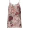 AMISSIMA - REGATA DE CHIFFON ESTAMPADA ALÇA FINA - ROSÊ