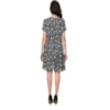 AMISSIMA - VESTIDO EVASÊ ESTAMPA FOLHAS - P&B AMISSIMA - VESTIDO EVASÊ ESTAMPA FOLHAS - P&B
