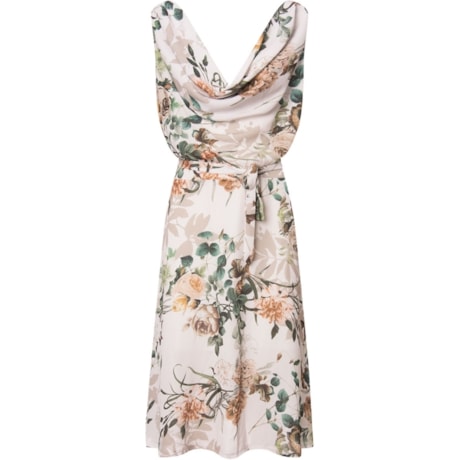 AMÍSSIMA - VESTIDO FLORAL DECOTE DEGAGÊ - OFF WHITE AMÍSSIMA - VESTIDO FLORAL DECOTE DEGAGÊ - OFF WHITE