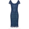 AMISSIMA - VESTIDO LGTE GUIPURE C/ MICRO PAETÊ - AZUL