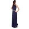 AMISSIMA - VESTIDO LONGO ALÇA FINA CREPE COM CINTURA BORDADA - VERDE AMISSIMA - VESTIDO LONGO ALÇA FINA CREPE COM CINTURA BORDADA - VERDE