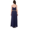 AMISSIMA - VESTIDO LONGO ALÇA FINA CREPE COM CINTURA BORDADA - VERDE AMISSIMA - VESTIDO LONGO ALÇA FINA CREPE COM CINTURA BORDADA - VERDE