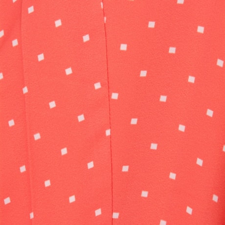 AMÍSSIMA - VESTIDO LONGO DE FESTA CHIFFON DECOTE COLEIRA ESTAMPADO - CORAL AMÍSSIMA - VESTIDO LONGO DE FESTA CHIFFON DECOTE COLEIRA ESTAMPADO - CORAL