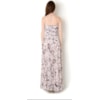 AMISSIMA - VESTIDO LONGO SHIFFON ESTAMPADO - SALMÃO