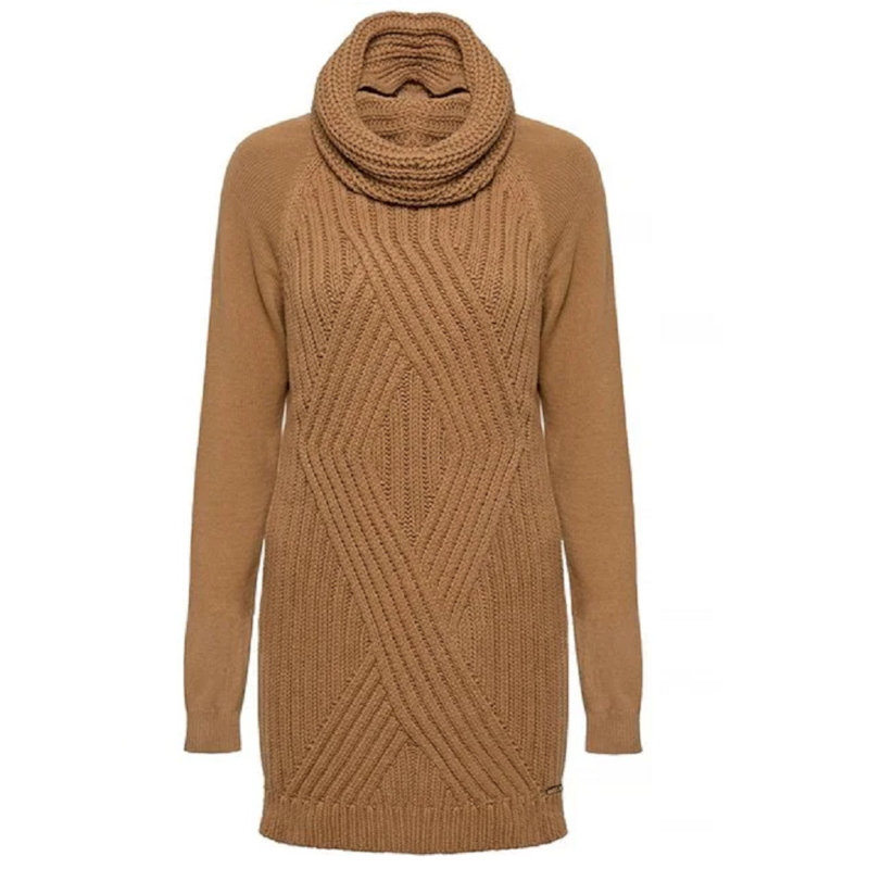 ANSELMI - Blusa de Tricot Maxi Pull Camelo ANSELMI - Blusa de Tricot Maxi Pull Camelo
