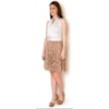 ANTHOLOGIA - BLUSA CETIM CACHE-COEUR CAVADA - CINZA