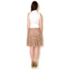 ANTHOLOGIA - BLUSA CETIM CACHE-COEUR CAVADA - CINZA