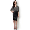 ANTHOLOGIA - BLUSA SHIFFON CACHE - P&B