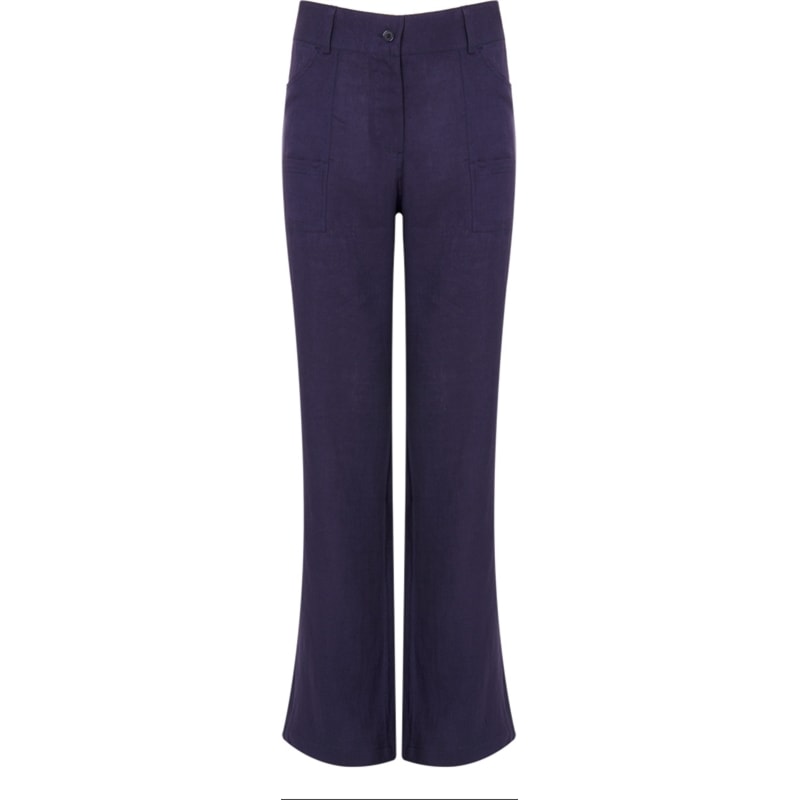 ANTHOLOGIA - CALÇA PANTALONA LINHO BOLSO DUPLO - MARINHO ANTHOLOGIA - CALÇA PANTALONA LINHO BOLSO DUPLO - MARINHO
