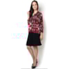ANTHOLOGIA - CAMISA CETIM XADREZ QUADRADA - VERMELHO